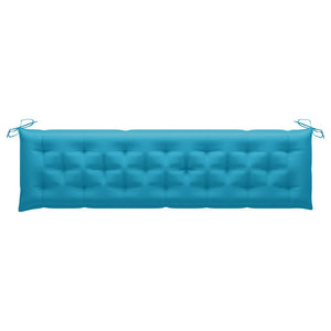 Galleria Design Garden Bench Cushion Light Blue 200x(50+50)x7cm Oxford Fabric