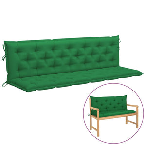 Galleria Design Garden Bench Cushion Green 200x(50+50)x7cm Oxford Fabric