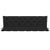 Galleria Design Garden Bench Cushion Black 200x(50+50)x7cm Oxford Fabric