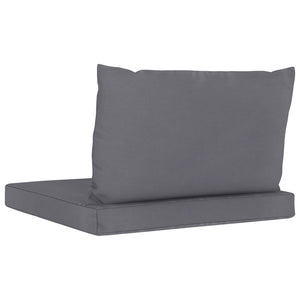 Galleria Design Pallet Cushions 2 pcs Anthracite Oxford Fabric