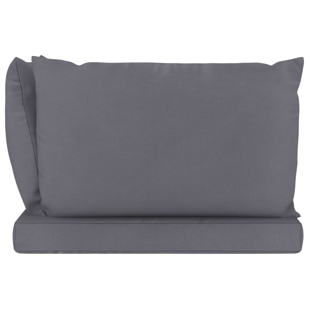 Galleria Design Pallet Cushions 3 pcs Anthracite Oxford Fabric