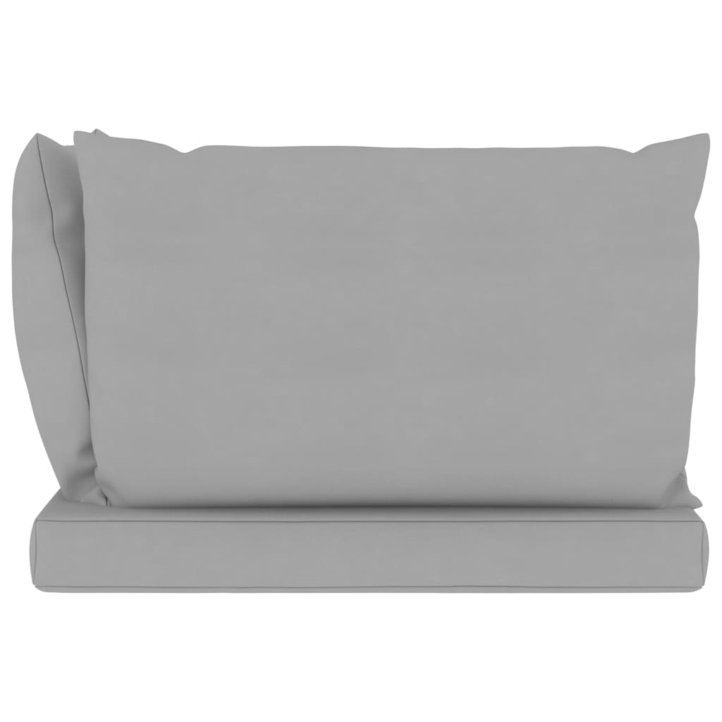 Galleria Design Pallet Cushions 3 pcs Grey Oxford Fabric