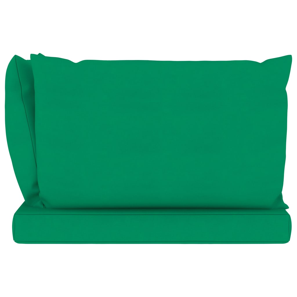 Galleria Design Pallet Cushions 3 pcs Green Oxford Fabric