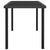 Galleria Design Garden Dining Table Black 180x70x73 cm Poly Rattan