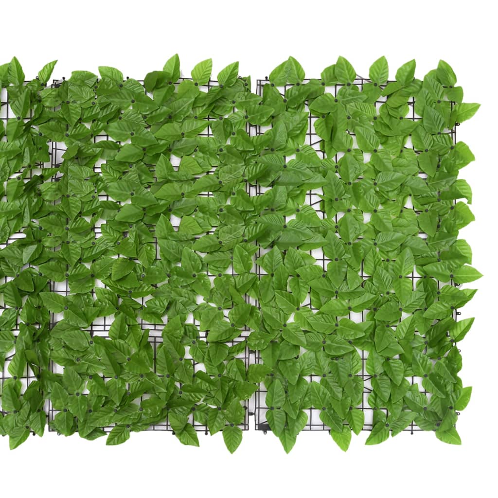 Galleria Design Balcony Screen with Green Leaves 400x100 cm