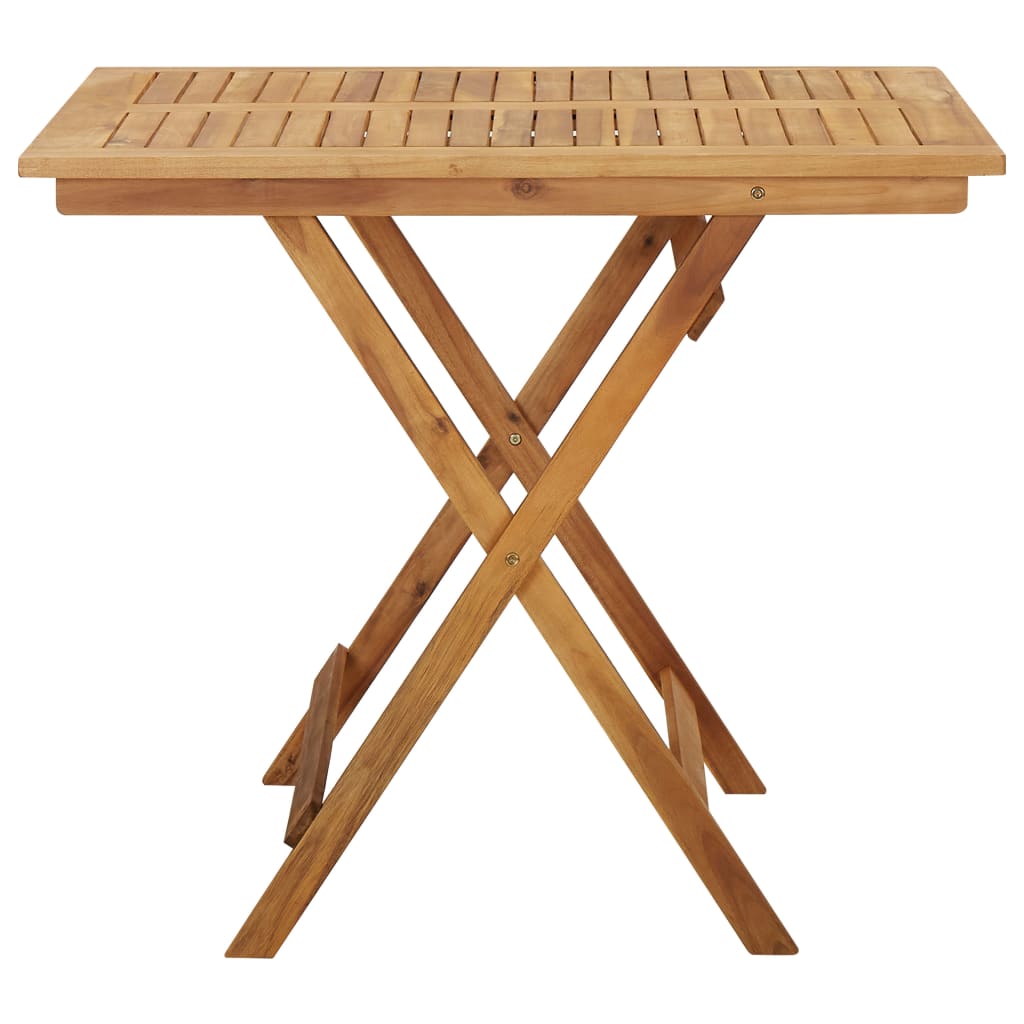 Galleria Design Folding Garden Table 90x90x75 cm Solid Acacia Wood