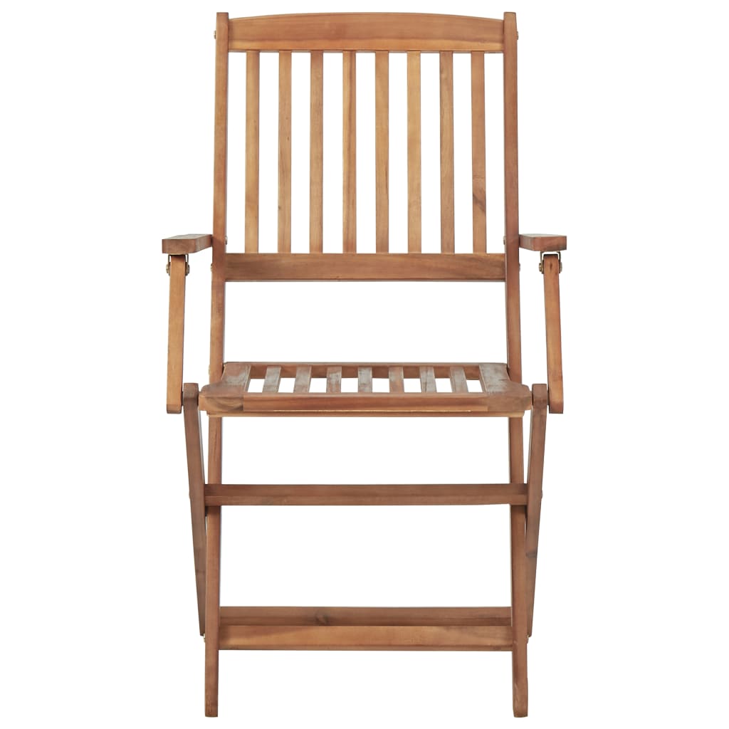 Galleria Design Folding Outdoor Chairs 4 pcs Solid Acacia Wood