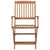 Galleria Design Folding Outdoor Chairs 4 pcs Solid Acacia Wood