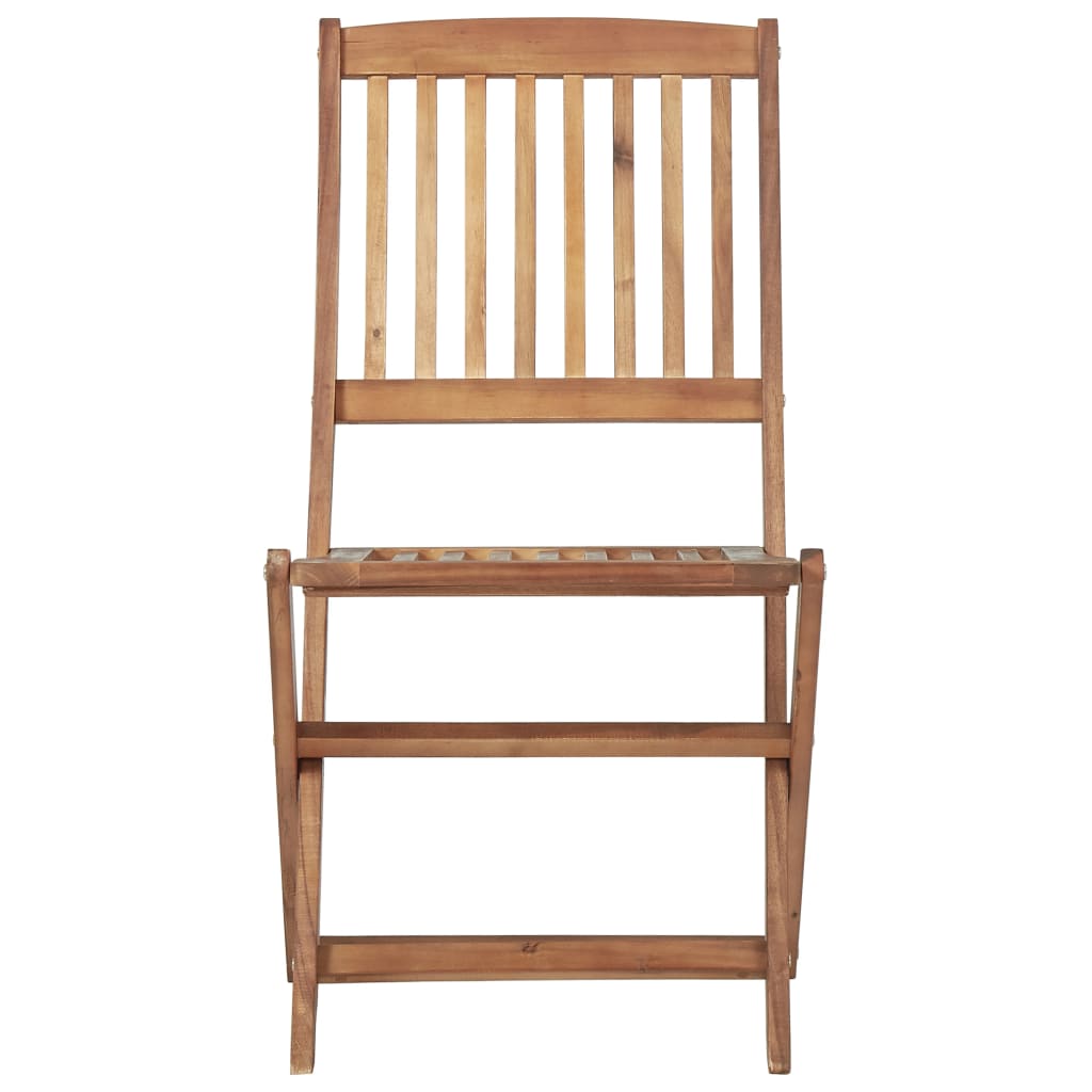 Galleria Design Folding Outdoor Chairs 2 pcs Solid Acacia Wood