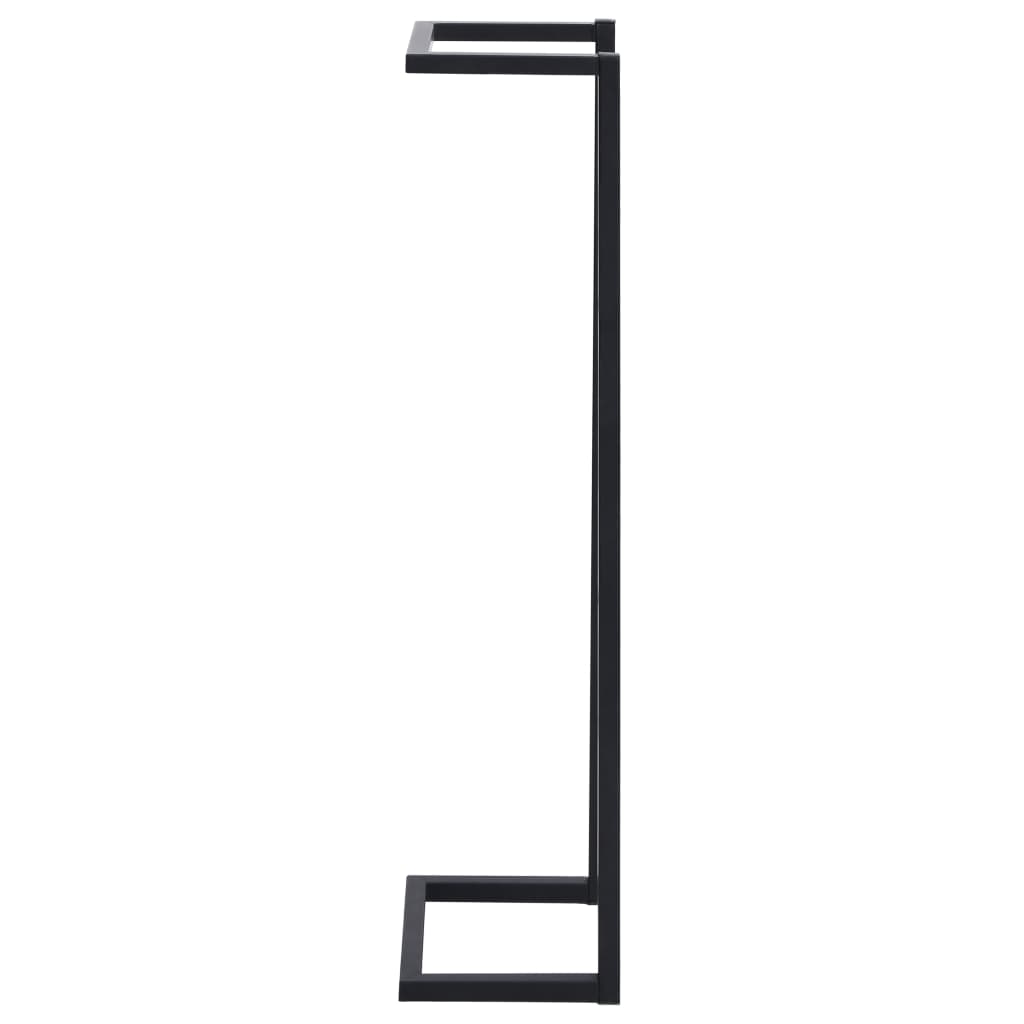 Galleria Design Towel Rack Black 25x20x95 cm Iron