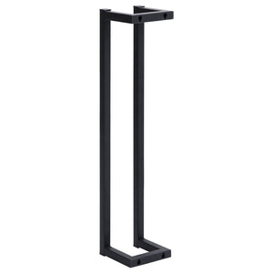 Galleria Design Towel Rack Black 12.5x12.5x60 cm Iron