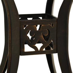 Galleria Design Garden Table Bronze 78x78x72 cm Cast Aluminium