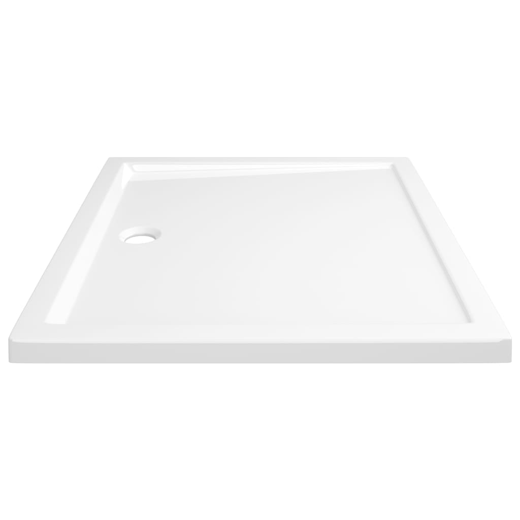 Galleria Design Rectangular ABS Shower Base Tray White 80x90 cm