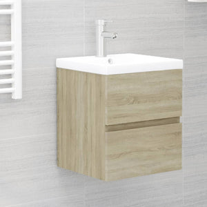 Galleria Design Sink Cabinet Sonoma Oak 41x38.5x45 cm Engineered Wood