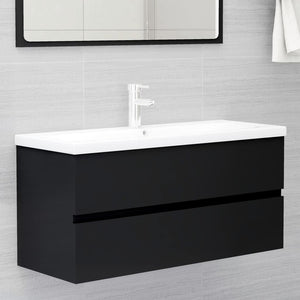 Galleria Design Sink Cabinet Black 100x38.5x45 cm Engineered Wood