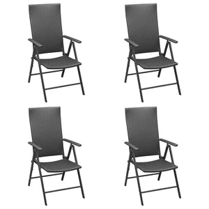 Galleria Design 5 Piece Garden Dining Set Black