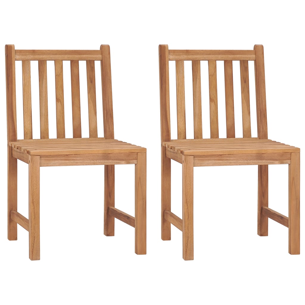 Galleria Design Garden Chairs 2 pcs with Cushions Solid Teak Wood