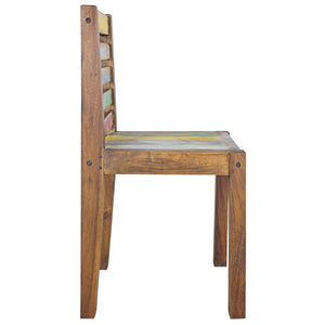 Galleria Design Dining Chairs 4 pcs Solid Reclaimed Wood