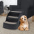 Galleria Design Folding 3-Step Dog Stairs Black