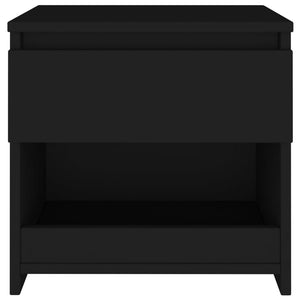 Galleria Design Bedside Cabinets 2 pcs Black 40x30x39 cm Engineered Wood