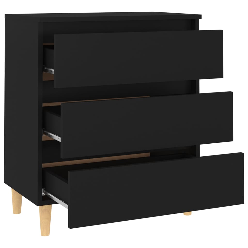 Galleria Design Sideboard Black 60x35x69 cm Engineered Wood