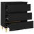 Galleria Design Sideboard Black 60x35x69 cm Engineered Wood