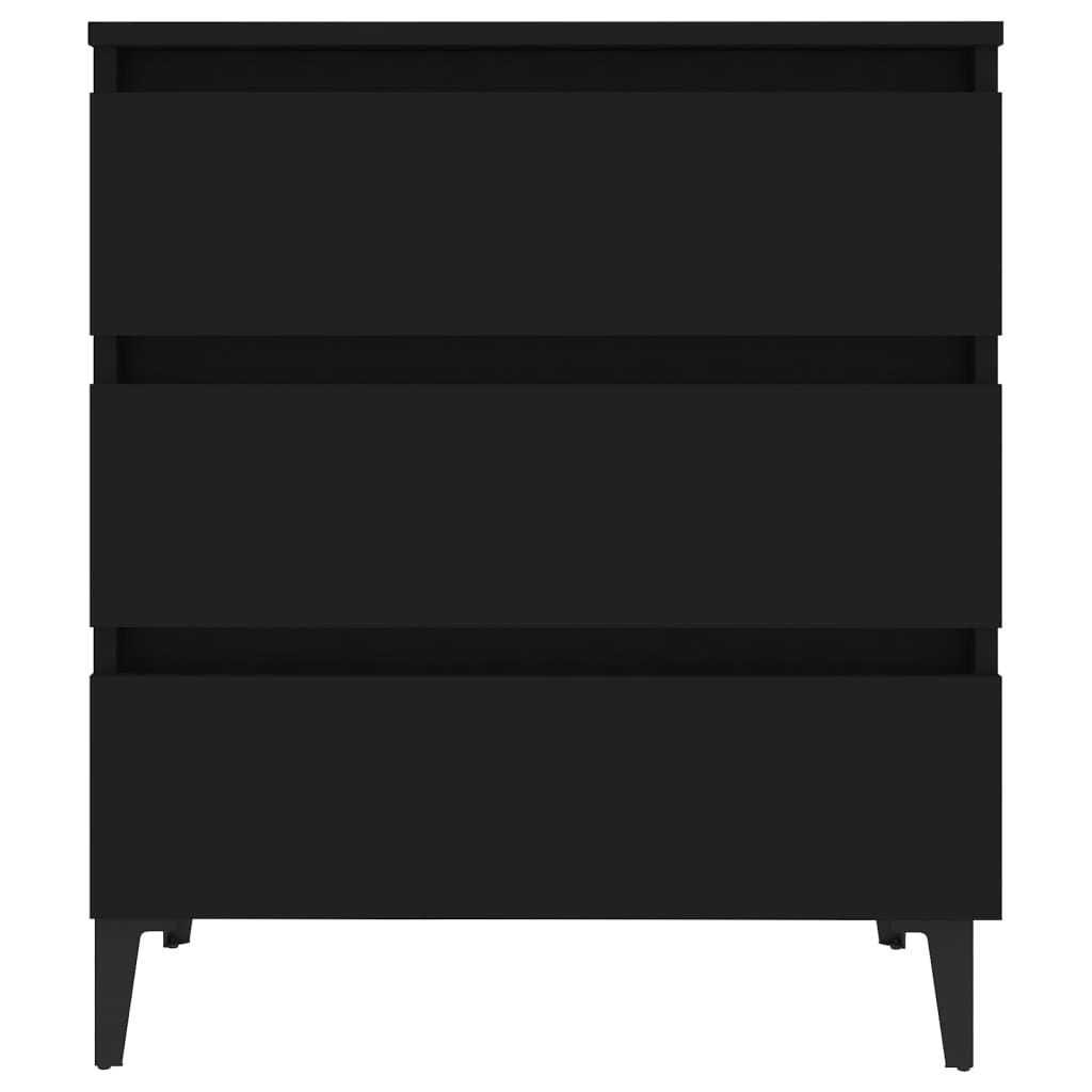 Galleria Design Sideboard Black 60x35x69 cm Engineered Wood