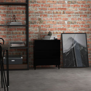 Galleria Design Sideboard Black 60x35x69 cm Engineered Wood