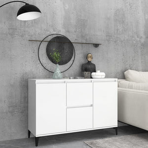 Galleria Design Sideboard White 104x35x70 cm Engineered Wood