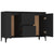 Galleria Design Sideboard Black 104x35x70 cm Engineered Wood