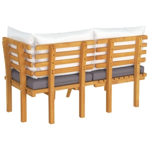 Galleria Design 2 Piece Garden Lounge Set with Cushions Solid Acacia Wood