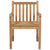 Galleria Design Outdoor Chairs 4 pcs Solid Teak Wood