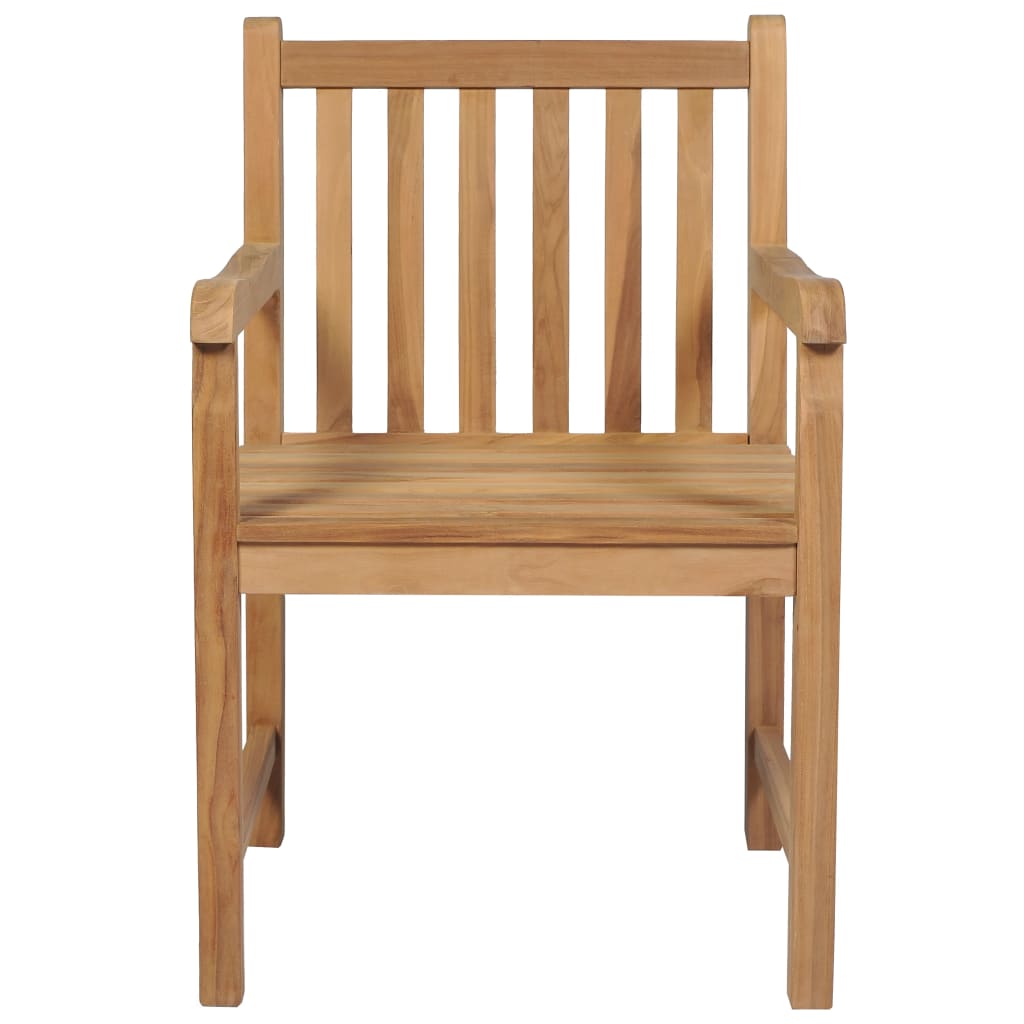 Galleria Design Outdoor Chairs 6 pcs Solid Teak Wood