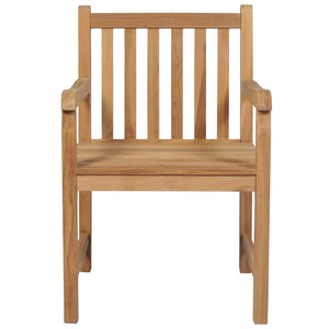 Galleria Design Outdoor Chairs 6 pcs Solid Teak Wood