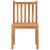 Galleria Design Garden Chairs 4 pcs Solid Teak Wood