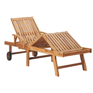 Galleria Design Sun Loungers 2 pcs Solid Teak Wood