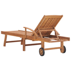 Galleria Design Sun Loungers 2 pcs Solid Teak Wood