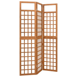 Galleria Design 3-Panel Room Divider/Trellis Solid Fir Wood 121x180.5 cm