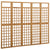 Galleria Design 5-Panel Room Divider/Trellis Solid Fir Wood 201.5x180 cm