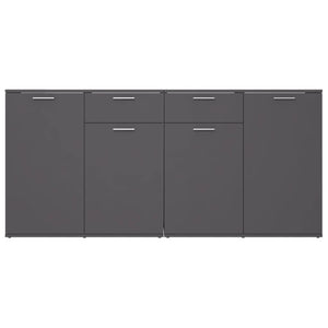 Galleria Design Sideboard Grey 160x36x75 cm Engineered Wood