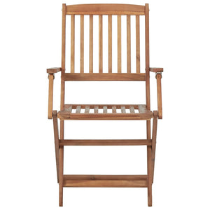 Galleria Design Folding Outdoor Chairs 8 pcs Solid Acacia Wood