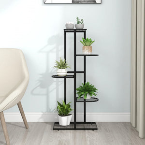 Galleria Design 5-Floor Flower Stand 43x22x98 cm Black Metal