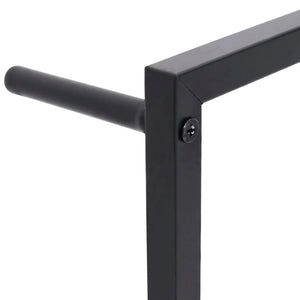 Galleria Design Towel Rack Black 45x10x115 cm Steel