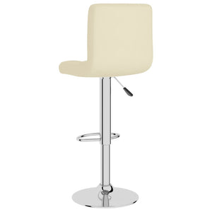 Galleria Design Bar Stools 2 pcs Cream Fabric