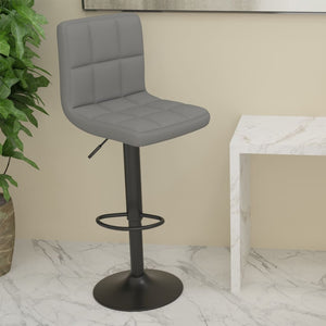 Galleria Design Bar Stool Light Grey Fabric