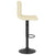 Galleria Design Bar Stool Cream Fabric