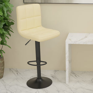 Galleria Design Bar Stool Cream Fabric