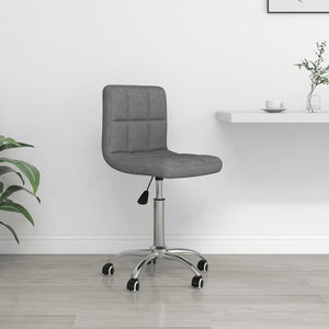 Galleria Design Swivel Office Chair Light Grey Fabric