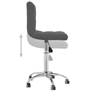 Galleria Design Swivel Office Chair Dark Grey Fabric