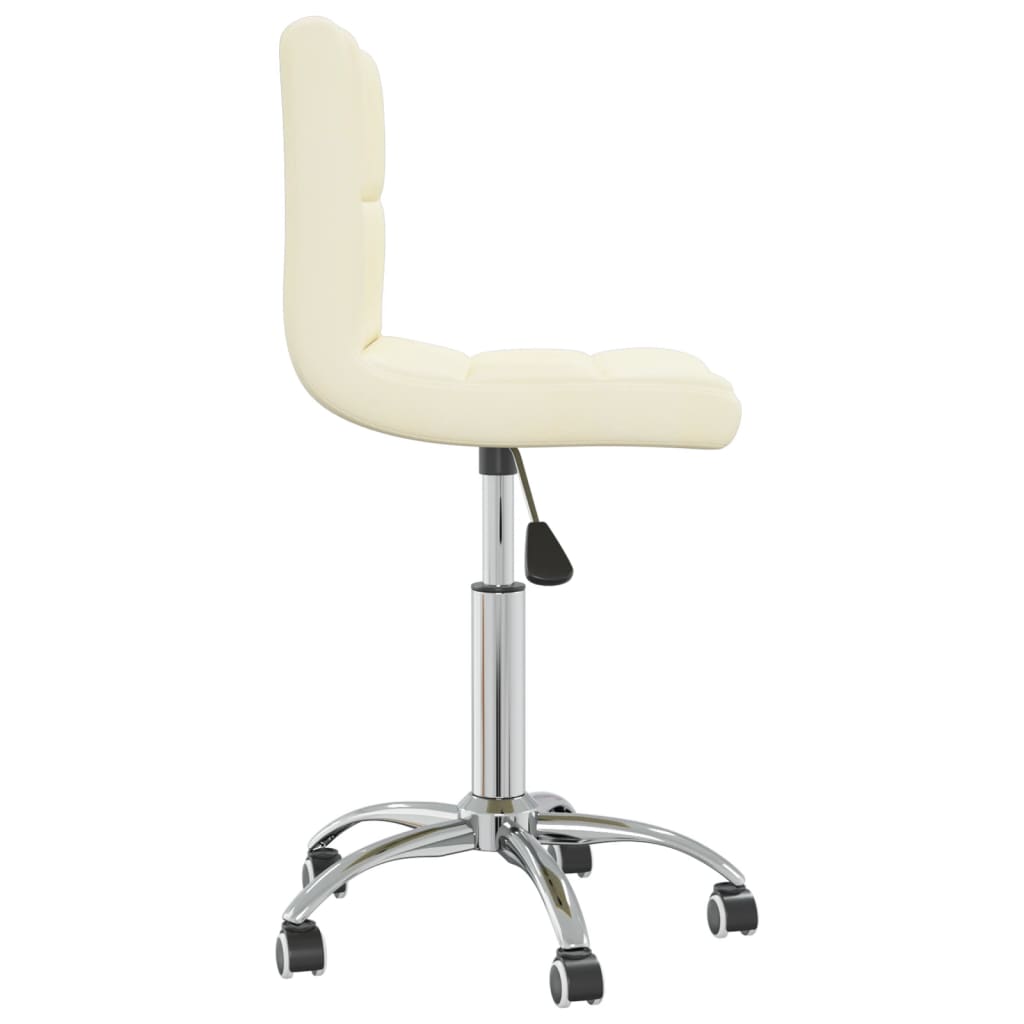 Galleria Design Swivel Office Chair Cream Fabric